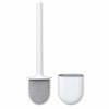 Long Handle Toilet Brush for Bathroom Cleaning – Wall-Hanging Silicone