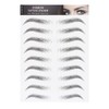 6D Eyebrow Tattoo Stickers, Eyebrow Shaping Stencils, Semi-Permanent, Hair-Like, Waterproof