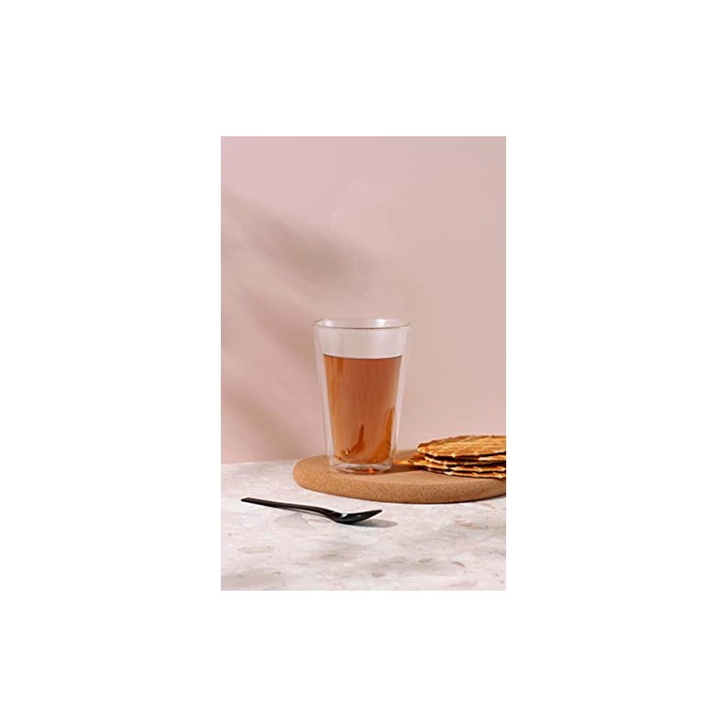 Bodum 13.5oz Canteen Double Wall High-Heat Borosilicate Glass, Set of
