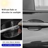 12PCS Car Door Handle Protector, Waterproof Anti-Scratch Film Clear Invisible