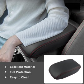 BIXUAN Golf8 2024 Compatible with VW Golf 8 Mk8 2020 2021 2022 2023 2024 Armrest Cover Centre Console Centre Armrest Cover Armrest Lid Interior Accessories Protection Leather Cushion