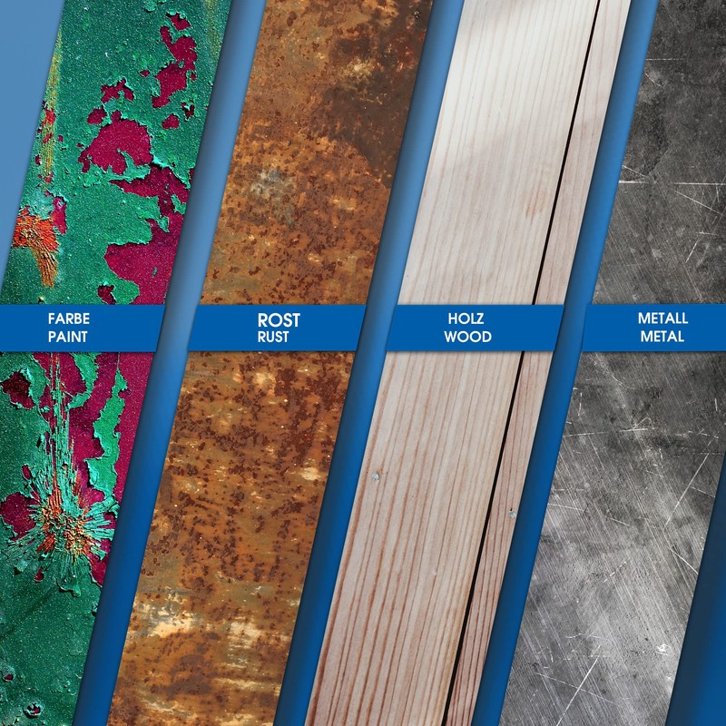 S&R Wire Brushes Drill Bit Set - 7pcs Round Shank