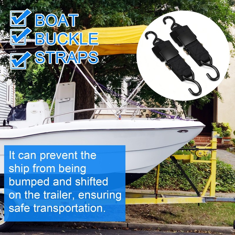 SATINIOR 4 Pcs Boat Trailer Straps Heavy Duty 2" x