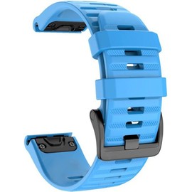 Correa de silicona para reloj inteligente Coros VERTIX 2, 26 mm, ajuste rápido y fácil, correa (color azul, tamaño 26 mm Coros VERTIX 2)
