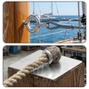 10 Pcs M5 304 Stainless Steel Eye Hooks Screw for