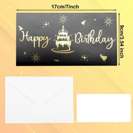 Birthday Money Envelope for Cash Gifts, Happy Birthday Surprise Money Envelope Foldable Birthday Money Holder Cash Envelope Birthday Gift for Kids Adults