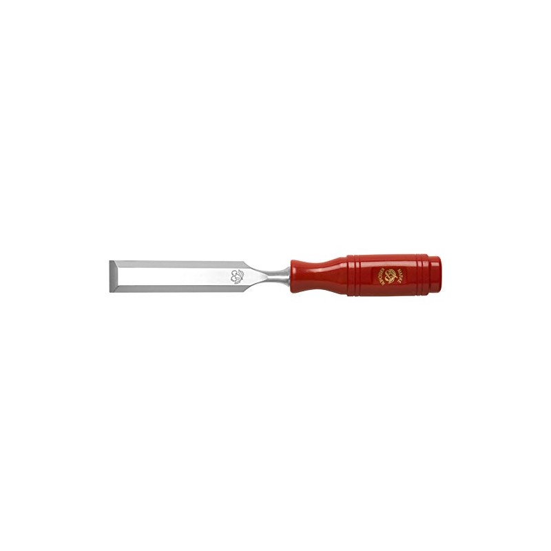 Kirschen 1003024 Firmer Chisel with Plastic Handle, Red/Silver, 24 mm