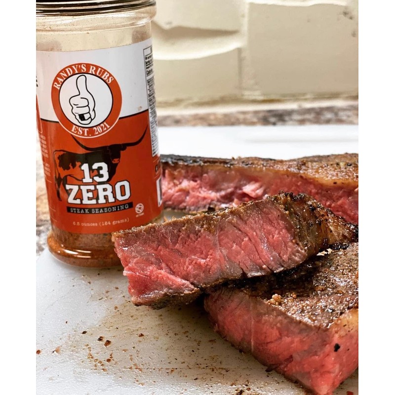 Randy's Rubs Seasoning 13ZERO Steak Seasoning SUGAR FREE and NON-DAIRY