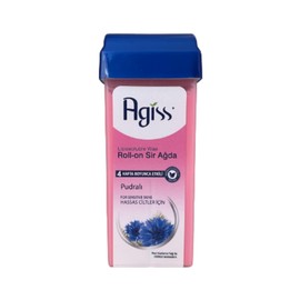 VHD Agiss Roll-On Wax – Roller Wax, Hair Removal Wax Cartridge, Liposoluble Wax, With Centaurea Cyanus (Bluebottle), Effective for 4 Weeks, Powdered, For Sensitive Skins, 100 ml / 3.4 fl Oz.