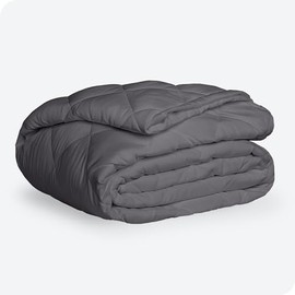 Bare Home King Quilted Fitted Mattress Pad - Cooling Mattress Topper - Easily Washable - Elastic Fitted Mattress Cover - Stretch-to-Fit up to 15 Inches Deep (King, Grey)