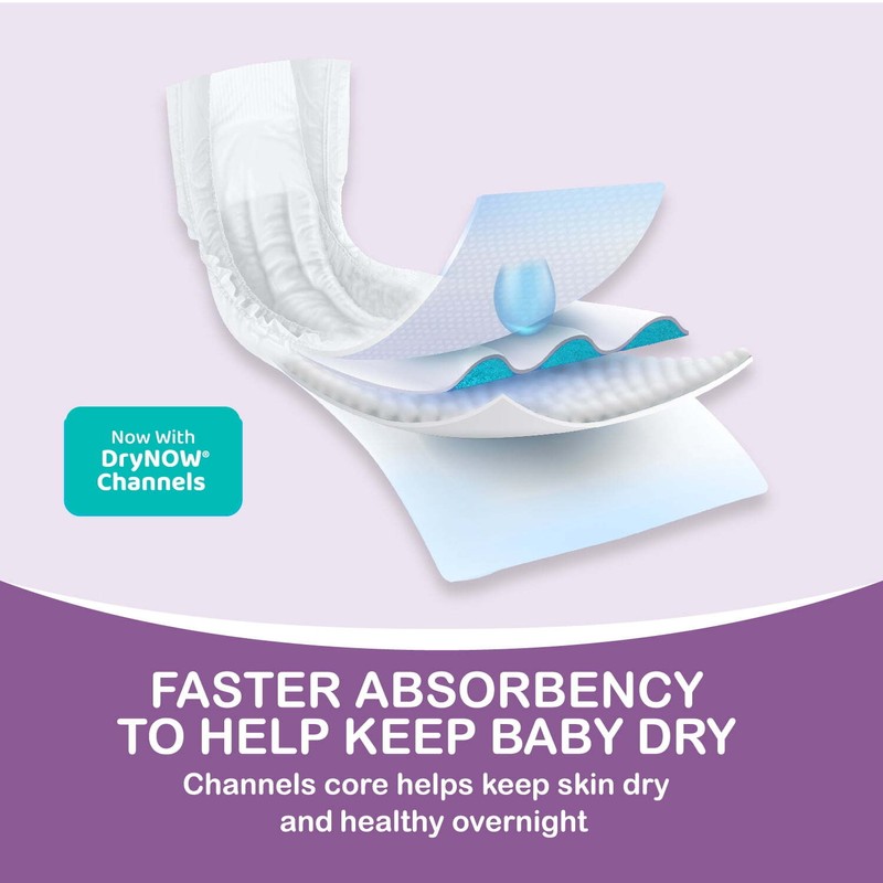 Parent's Choice Gentle Dreams Overnight Diapers, Size 6, 58 Count