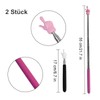 Pack of 2 Telescopic Pointing Stick, Extendable Hand Pointer, Finger