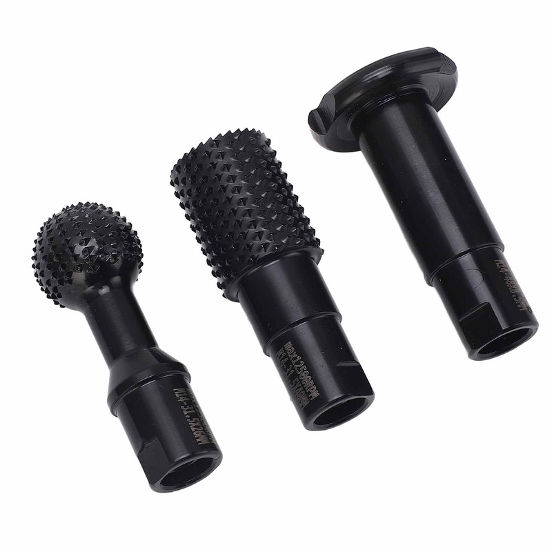 3Pcs Rotary Burr Set M14 Rotary File Wood Carving Burrs