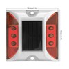 LED Solar Power Ground Marker Lights Waterproof Outdoor Driveway Road