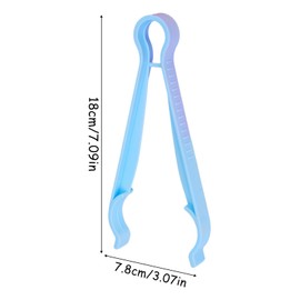 Aswewamt 4 Pcs Baby Bottle Tongs, Multifunction Bottle Tongs Non-slip Grip Heat Resistant Bottle Tongs for Baby Feeding