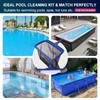 POOLAZA Pool Skimmer Net & Pool Brush with 10.5FT Aluminum