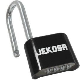 Jekosa® JKE/50 [Waterproof] Heavy Duty Combination Padlock Outdoor - [No Key] 4 Digit Code Lock for Sheds, Gates, Lockers, Hasps