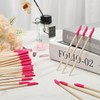 Noverlife 100Pcs Cuticle Crystal Sticks, Double End Matchsticks Detailing Stick,Sanding