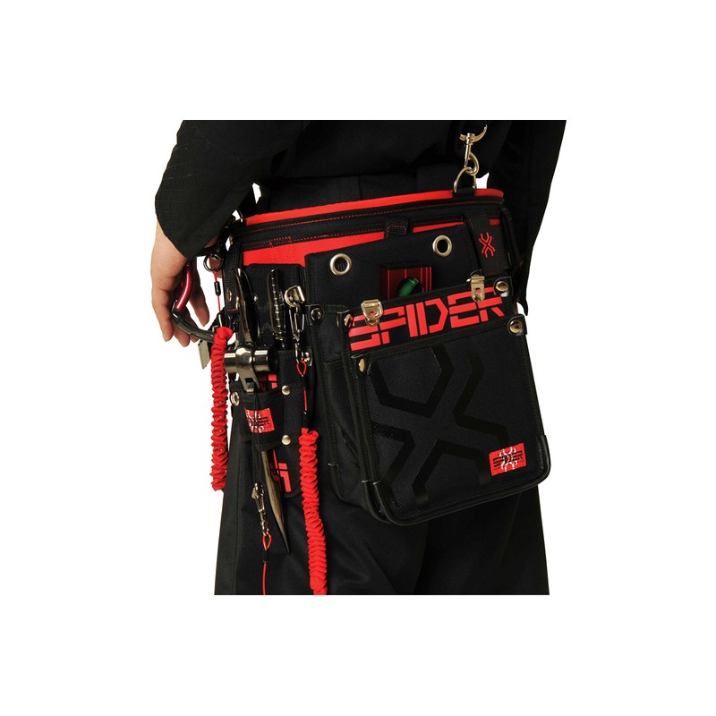SK 11 SPIDER Messenger Bag, Clipper & Ratchet Case, Black,