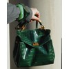 JW PEI Women's Lucia Classic Top Handbag - Green Croc