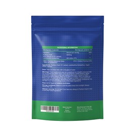 Fibre Supplement - Psyllium Husk 5000mg (500mg of 10:1 Extract) & Probiotic 400 Million CFU Lactobacillus Acidophilus – Digestive, Gut Health Support & Stool Softener -120 Psyllium Husks Capsules