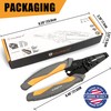 MulWark 3 in 1 Automatic Self Adjusting Wire Stripper/Cutter/Crimper, 8