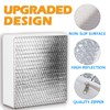 SIKADEER RV Vent Insulator 14″x14″x3″, 2 Piece Universal RV Skylight