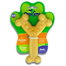 Chew'ems Durable Dog Chew Toys - Unleash The Fun with Long Lasting, Flavorful, and Safe Toys for Your Furry Friend, Small Breed, Chicken Flavored