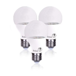 Bioluz LED Full Spectrum Grow Light Bulbs for Indoor Plants, A19 LED Bulbs Indoor Outdoor Light Energy-Efficient LED Light, LED Light Bulbs for Growing FCC RoHS Compliant UL Listed