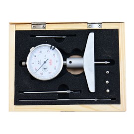 Shars 0-22" Dial Depth Gage, 4" Base Length, 0.001" Graduation 303-2512 P]