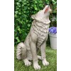 Ebros Gift Tribal Pack Alpha Leader Large Howling Gray Wolf