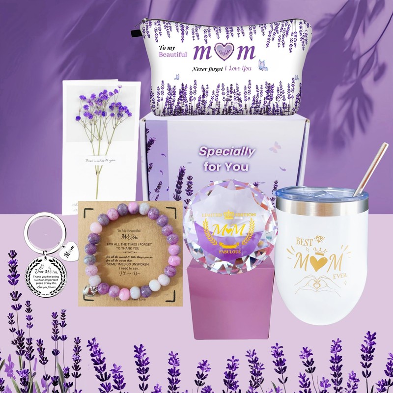 Gifts for Mum, Mum Birthday Gifts, Presents for Mom Purple