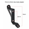 POENVFPO Bicycle Disc Brake Adapter Aluminum Alloy 74mm to 34mm