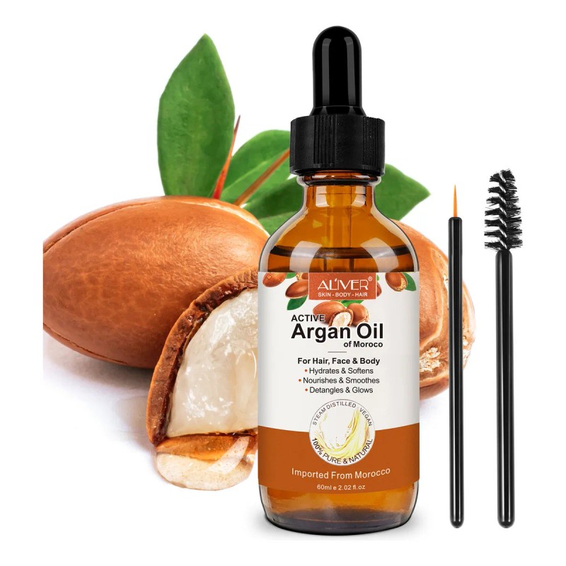 Aceite De Argán Activo De Marruecos Para Pelo Cara Cuerpo