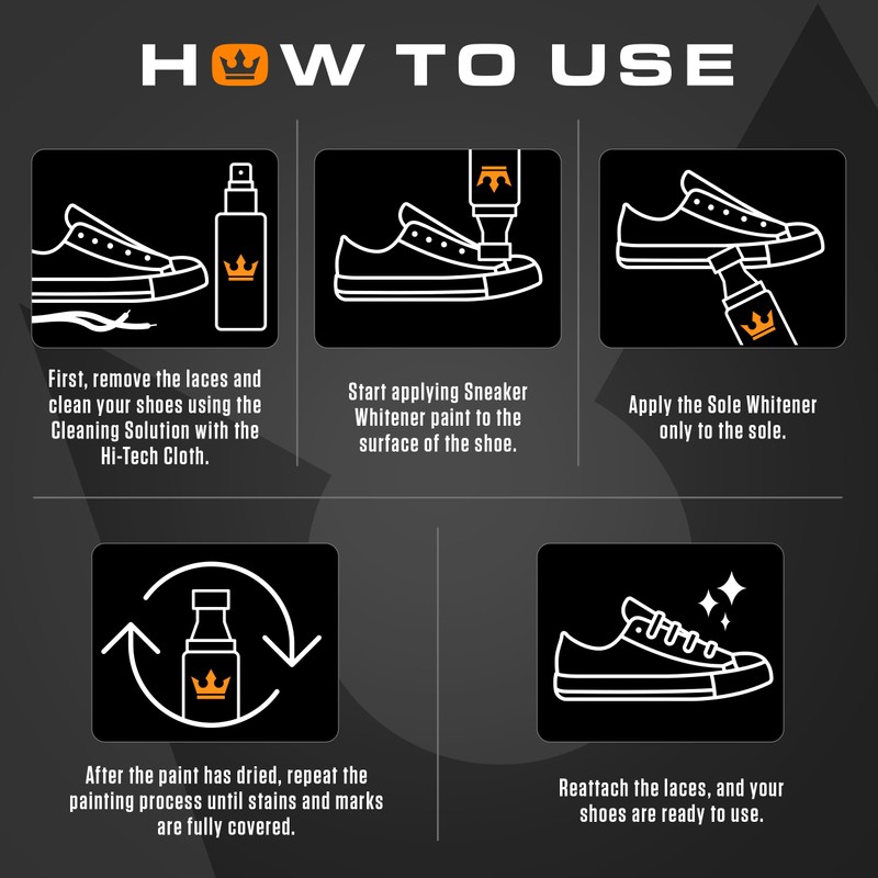 CCDYNA Sneaker Whitener Kit – All-in-One Shoe Whitening & Cleaning