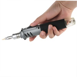 10 in 1 Professional Pen-type Butane Gas Soldering Iron Set 26ml Welding Kit Torch HS-1115K
