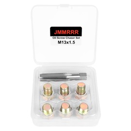 JMMRRR Oil Drain Plug Tap Thread Repair Kit M13 x 1.5MM Oil Pan Screws Rethread Tool Oil Drain Plug Thread Repair Tool Kit