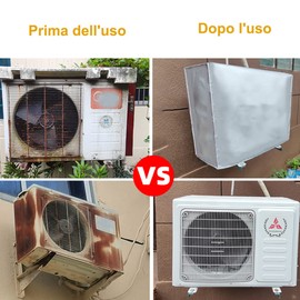 Cover for outdoor air conditioners, protective covers for air conditioners, waterproof dust and snow protection, 86 x 35 x 60 cm