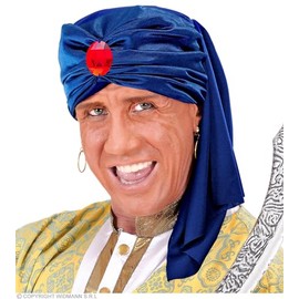 Turban With Gem Accessory for Arab Middle East Indian Fancy Dress