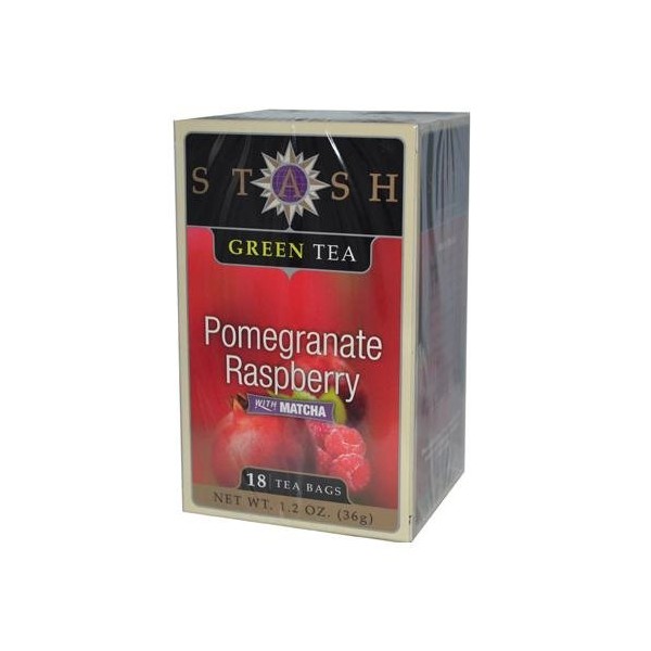 Stash Pomegranate Raspberry Green Tea With Matcha - 18 Tea