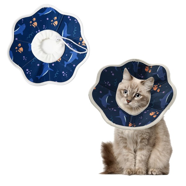 TinyQilin Cat Cone Collar Soft, Cat Cones to Stop Licking