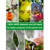 HYUKM Bird Netting for Garden with Zipper, Fruit Tree Netting