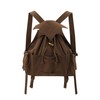 KUOIN Medieval Drawstring Backpack, Vinatge LARP Camping Renaissance Costume Accessories,