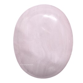 Amazing Gemstone Pink Calcite Crystals and Healing Stones - Large Palm Stone Crystals Piedra - Crystal for Good Luck,Balanced Positive Energy, Meditation - Unique Stocking Stuffers and Birthday Gifts