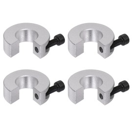 QUARKZMAN Linear Rail Stoppers for Linear Rail SBR16 Aluminium Shaft Collar with Set Screw 16 mm Bore 35 mm AD 12 mm Thick Linear Rails Shaft Stop Ring SBR Rail Stopper Pack of 4