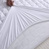 100% Waterproof Quilted Mattress Protector Cover Microfiber Quilted Topper Fitted