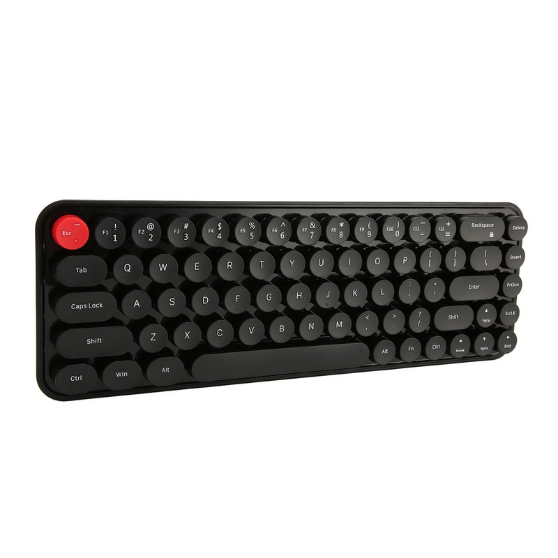 Wireless Keyboard Mouse Combo Mini Portable Retro Silent 2.4G Wireless