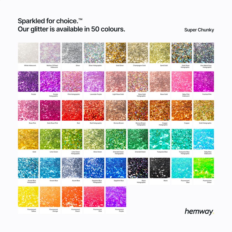 Glitter for Resin Mother of Pearl Iridescent Metallic Crystals for