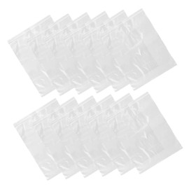 VILLFUL 12pcs Large Clear Sealable Plastic Storage Bags for Clothes Heavy Duty Easy Sealing Versatile for Travel and Home Use Organize Comforters Efficiently