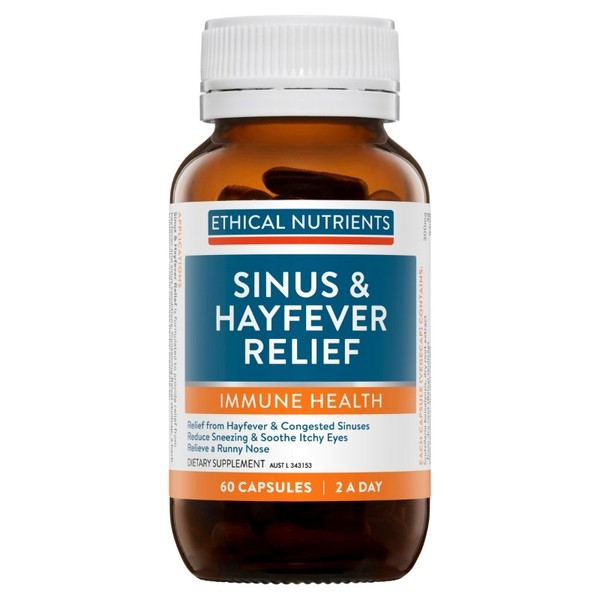 Ethical Nutrients Sinus & Hayfever Relief Cap X 60